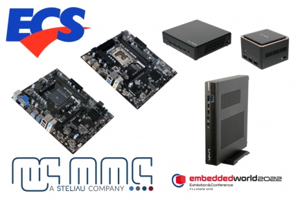 ECS apresenta linha completa do LIVA mini PC e de placas-mãe  no Embedded World 2022