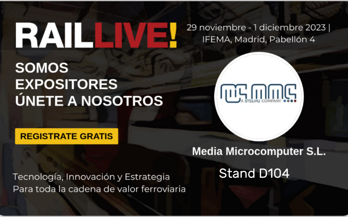 Media MicroComputer te invita al Rail Live 2023. ¡Visitanos! 