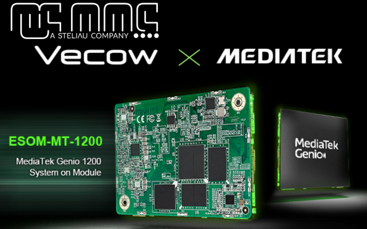 Vecow apresenta um novo sistema no módulo ESOM-MT-1200